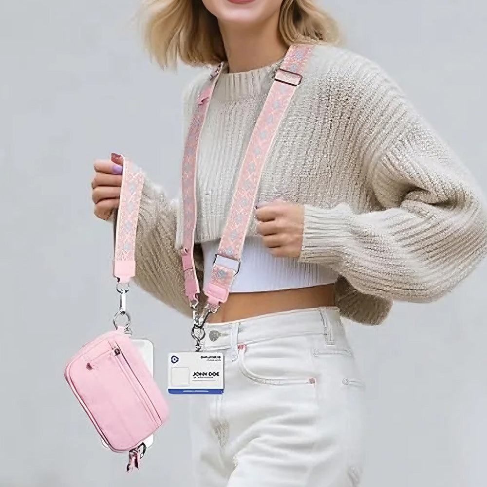 Phone Lanyard Clip and Go Strap for Phone with Wallet Crossbody