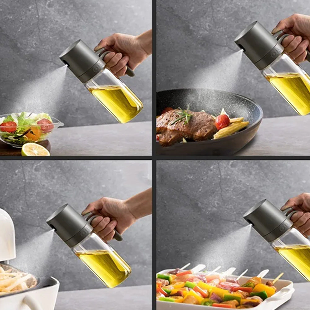 2Pcs Olive Oil Sprayer Bottle for Kitchen