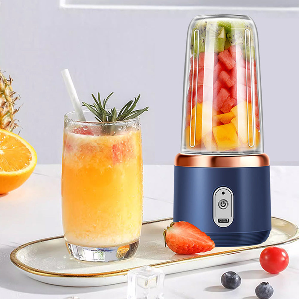 400ml Portable Electric Mini Juice Maker Blender Smoothie Juicer