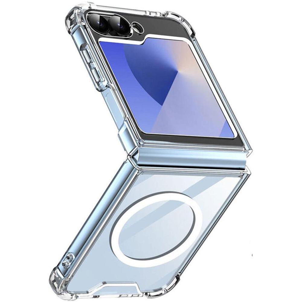Shockproof Clear Cover for Samsung Galaxy Z Flip5/Flip6 5G Phone Case