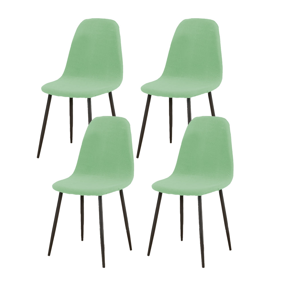 4Pcs Stretch Water-Resistant Shell Chair Cover