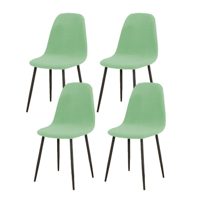 4Pcs Stretch Water-Resistant Shell Chair Cover