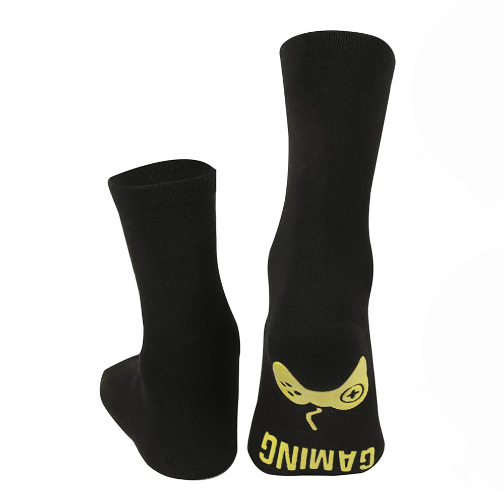 Funny Gaming Socks with Do Not Disturb I Am Gaming Text