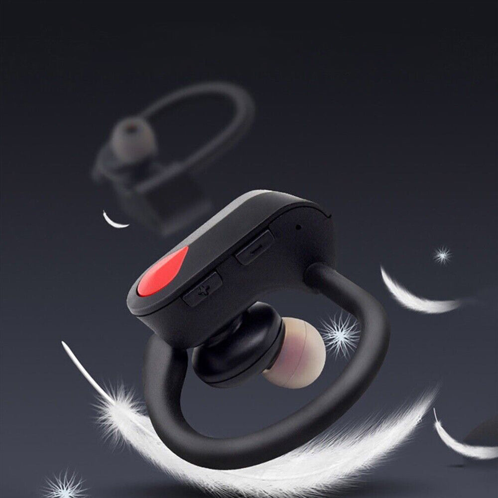 2Pcs Wireless Bluetooth 5.0 Headset Earbuds Stereo Ear Hook