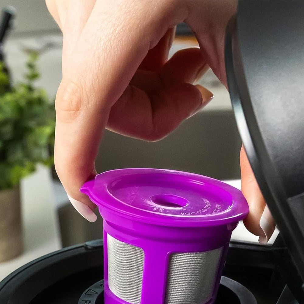 4 Pack Refillable Coffee Pods Compatible with Keurig K Cup Machines