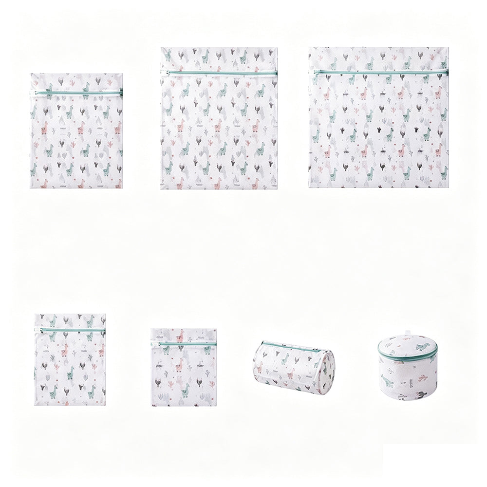 7 Piece Mesh Laundry Wash Bag Set for Delicates Bras and Underwear