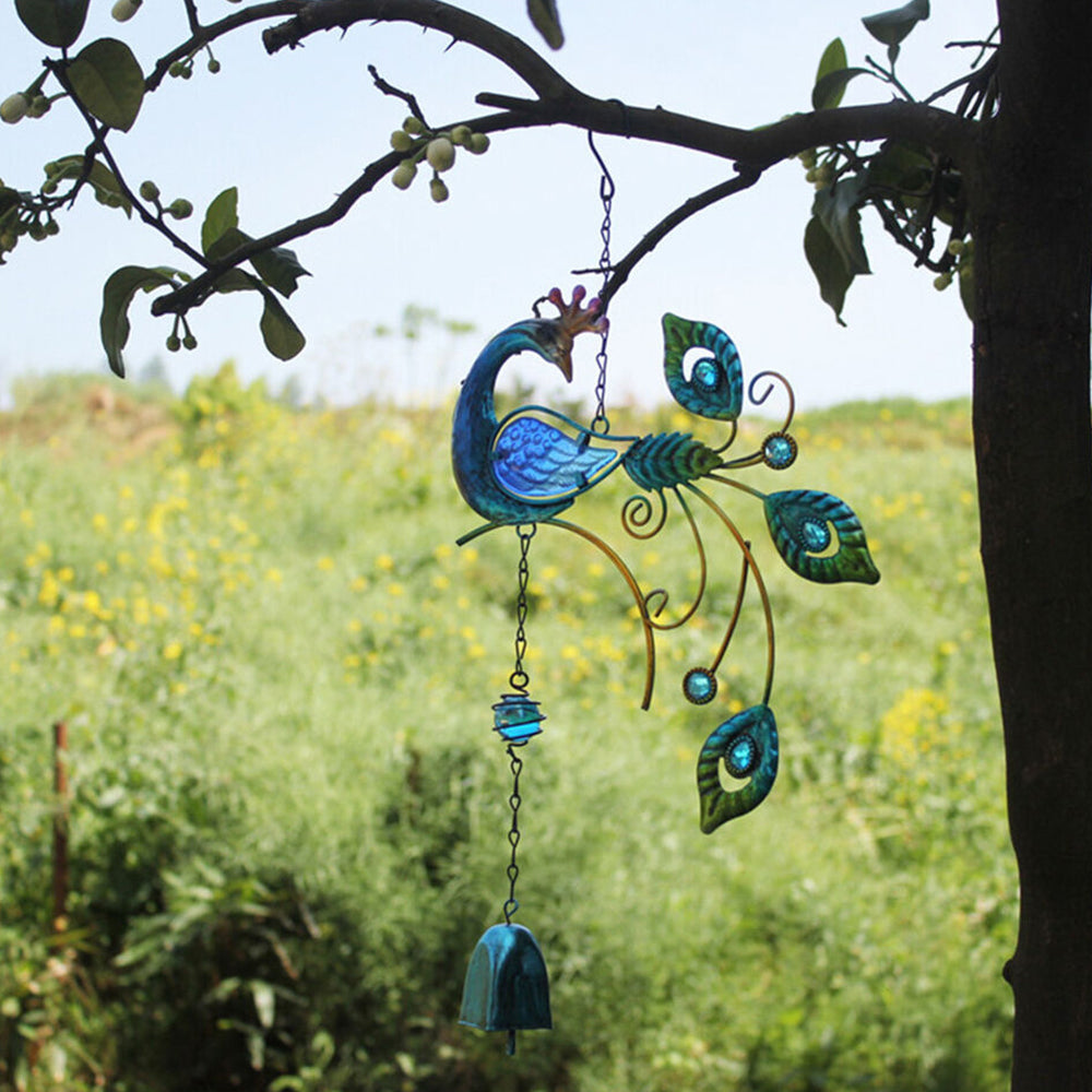 Metal Phoenix Bird Hanging Wind Chimes