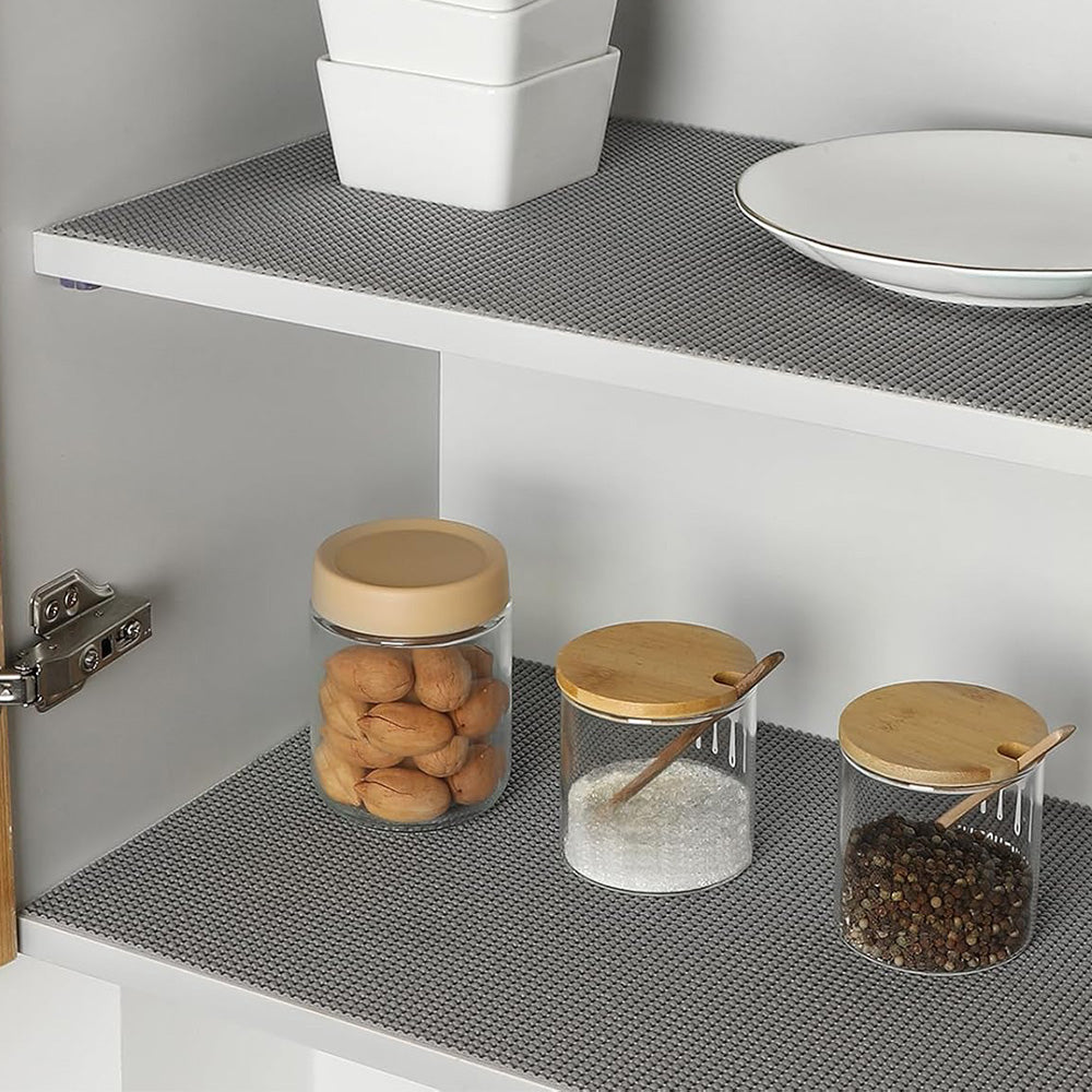 Non-Adhesive Drawer and Shelf Liner for Cabinet Wardrobe