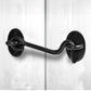 Cabin Hook Eye Brass Gate Hook Window Barn Door Latch Shed Lock Catch Holder