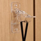 No Drill Self Adhesive Curtain Rod Brackets Transparent Invisible Holders for Curtains Towels