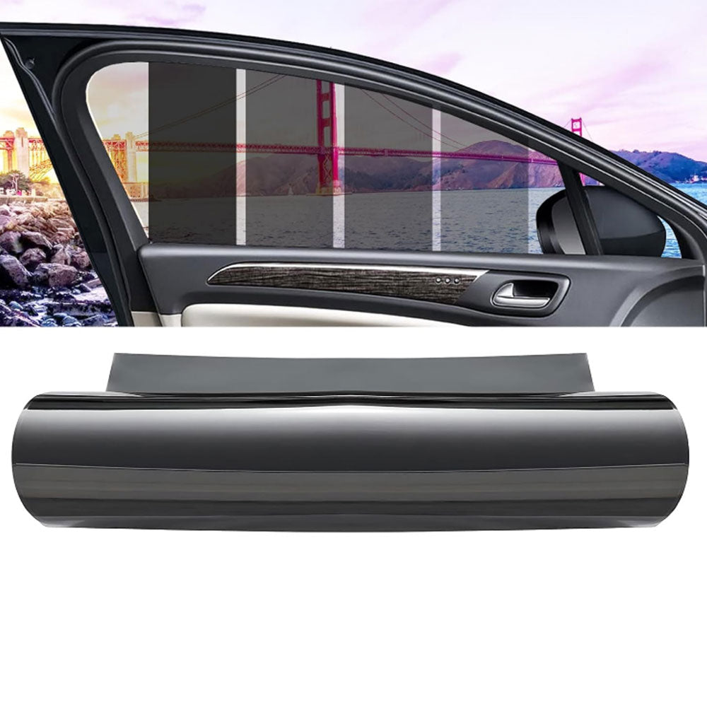 300x50CM Car Window Tint Film Black Roll Car Shade Heat Resistant For Windshield-VLT 5 Percent