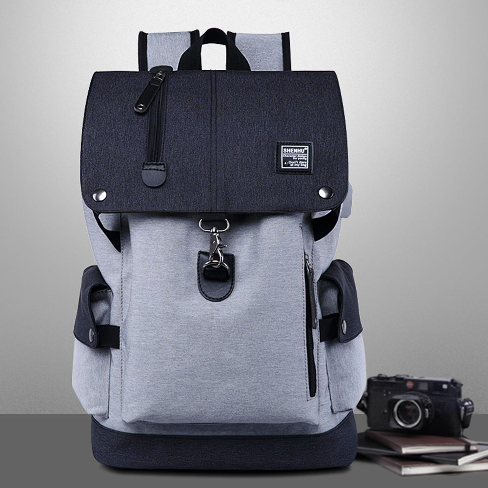 Large Capacity Anti-Theft Travel Backpack with USB charging