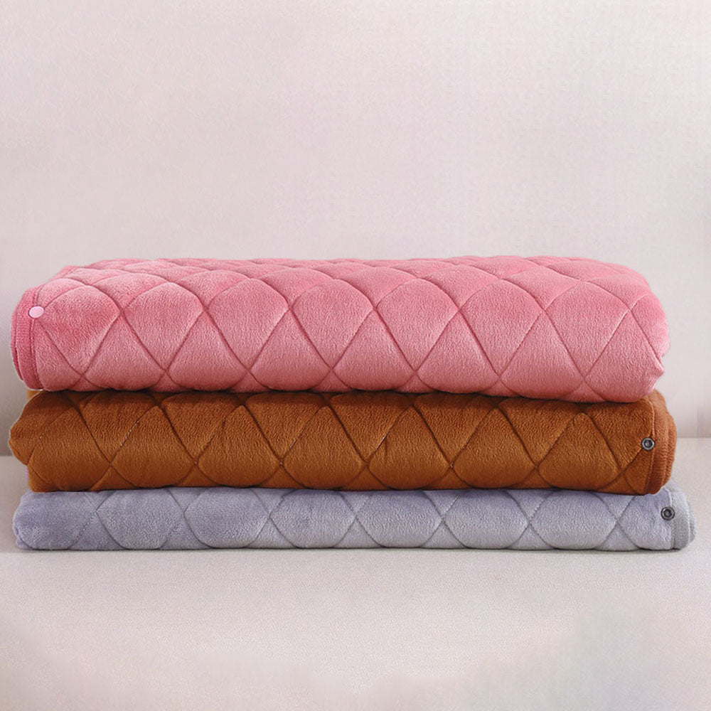 140x100cm USB Plug Electric Heated Shawl Blanket with 3 Heating Levels