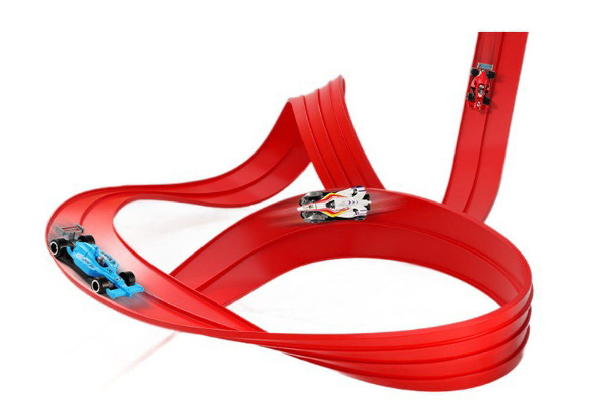 Five Meter Dual Lane Gravity Racing Track Set