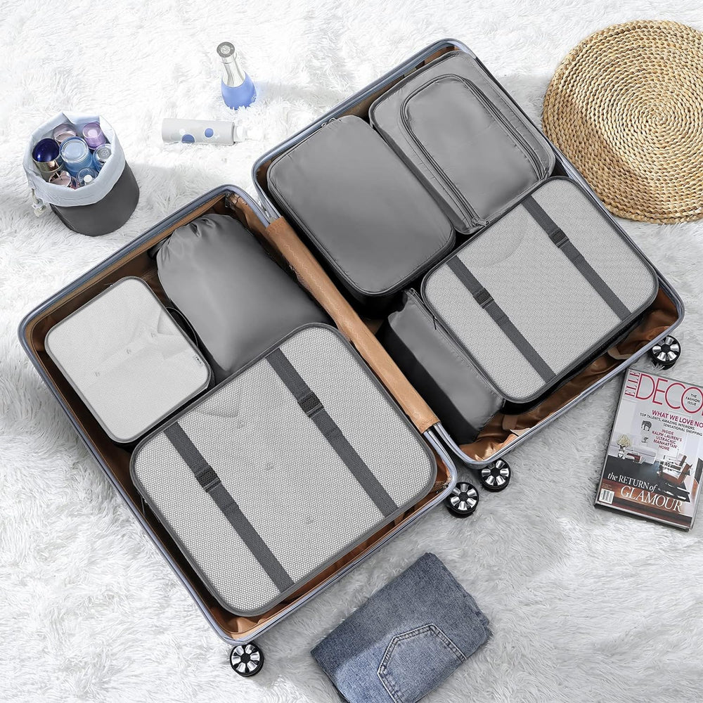 8Pcs Packing Cubes for Travel Lightweight Luggage Organizers