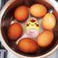 2Pcs Resin Boiled Egg Color Changing Temperature Timer