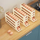 4-Tier Auto Rolling Egg Dispenser Rack