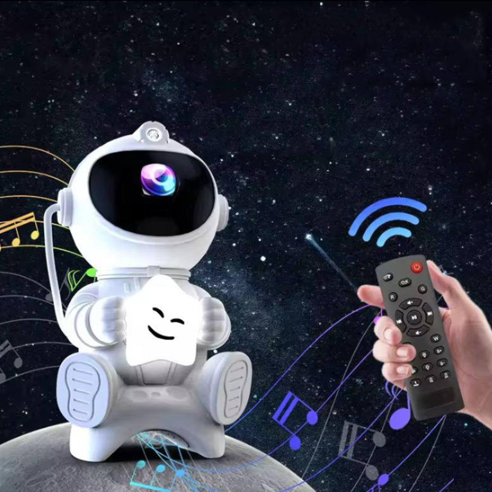Astronaut Galaxy Star Projector with Bluetooth Speaker and Remote Control