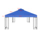 Gazebo Replacement Canopy Top Cover-Dual Layer
