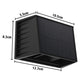 Solar Wall Light 0 to 120 Degree Adjustable Beam Angle for Garden Patio Outdoor Lighting