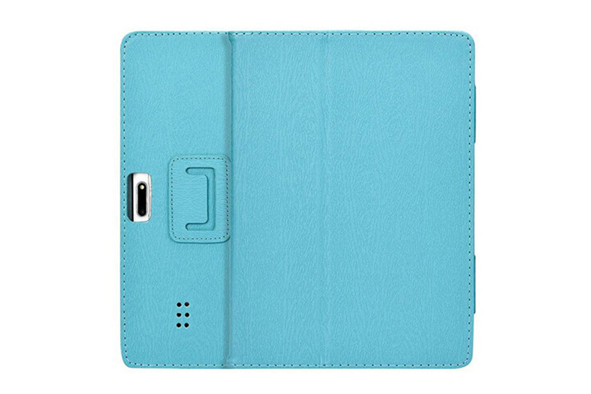 Universal 10 10.1 Inch Android Tablet Case Rotatable Multiple Viewing Stand Case-Blue