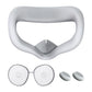 VR Silicone Face Cover Pad And Lens Cover With Joystick Cover For Oculus Quest 2