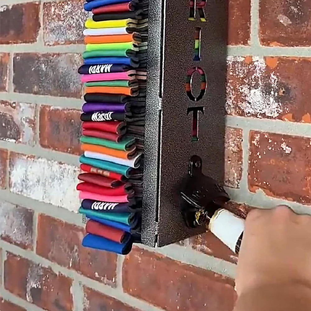 2-in-1 Wall Mounted Can Cooler Holder with Bottle Opener