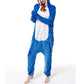 Animal Polyester Zipper Hooded Jumpsuit Onesie Adult Cosplay Unisex Pajamas Costume-Style 2