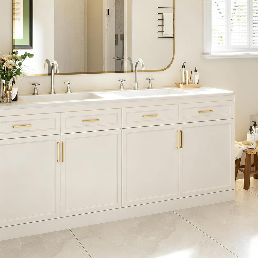 4X 12mm Square Stainless Steel Kitchen Cabinet and Door Handle