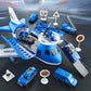 Kids Transformable Airplane Transport Playset Transformable Storage Plane Toy