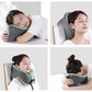 Travel Memory Foam U-Shaped Neck Support Headrest Pillow