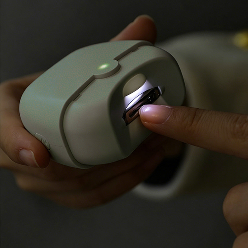 Electric Nail Clipper with LED Light Electric Toenail Clippers for Seniors
