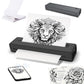 Wireless Bluetooth Portable A4 Thermal Mobile Printer with 100Pcs Thermal Paper