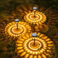 2Pcs Outdoor Water-Resistant Color Changing Solar Lawn Light