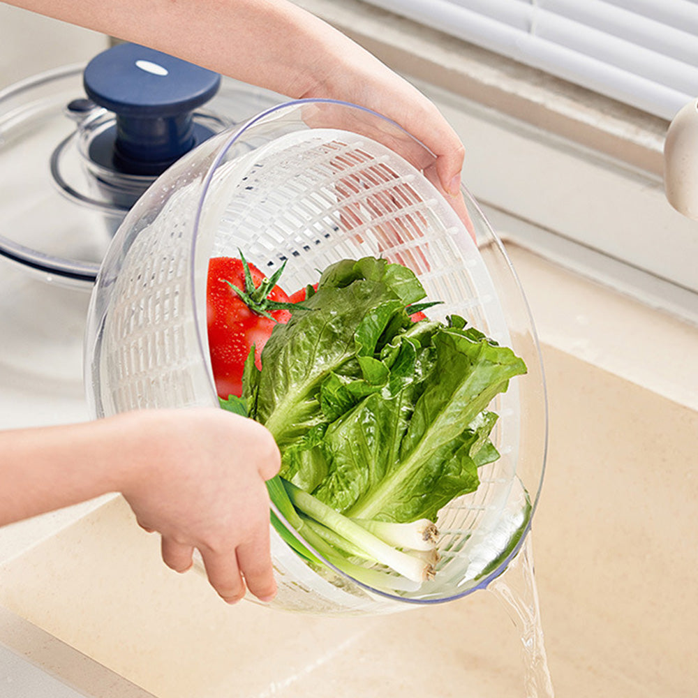 Multifunctional Large Salad Spinner Drain Basket for Kitchen