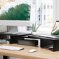 Dual Monitor Stand Riser Adjustable Computer Monitor Stand for Books iMac Laptop