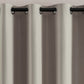 100 Percent Blackout Curtain Panel with Black Liner Heat & Light Blocking Drapes