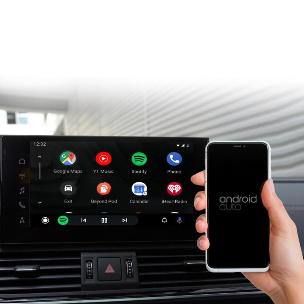 2Pcs 2 in-1 Wired To Wireless CarPlay Android Auto USB Car Dongle Connect Box