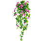Artificial Morning Glory Vine Hanging Plant for Wall Decor