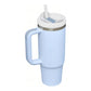 1200ML Stainless Steel Vacuum Insulated Tumbler with Straw and Lid Handle Mug