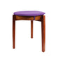 4Pcs Round Dining Chair Seat Cushion-Coffee, Brown, Purple, Red