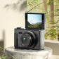 Digital Camera 5K 18X Zoom Flip Screen Video Camera with 64GB Memory Card