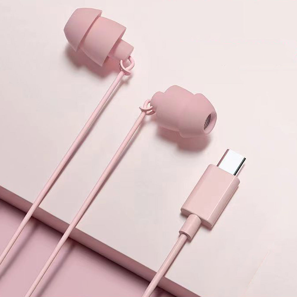 Wired Sleep Headphones in Ear Ultra Lightweight for Side Sleeper with Type C
