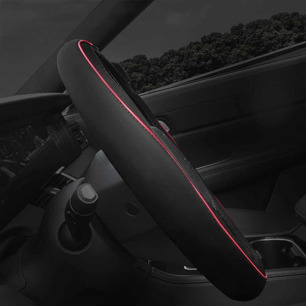 Breathable Microfiber Leather Steering Wheel Cover