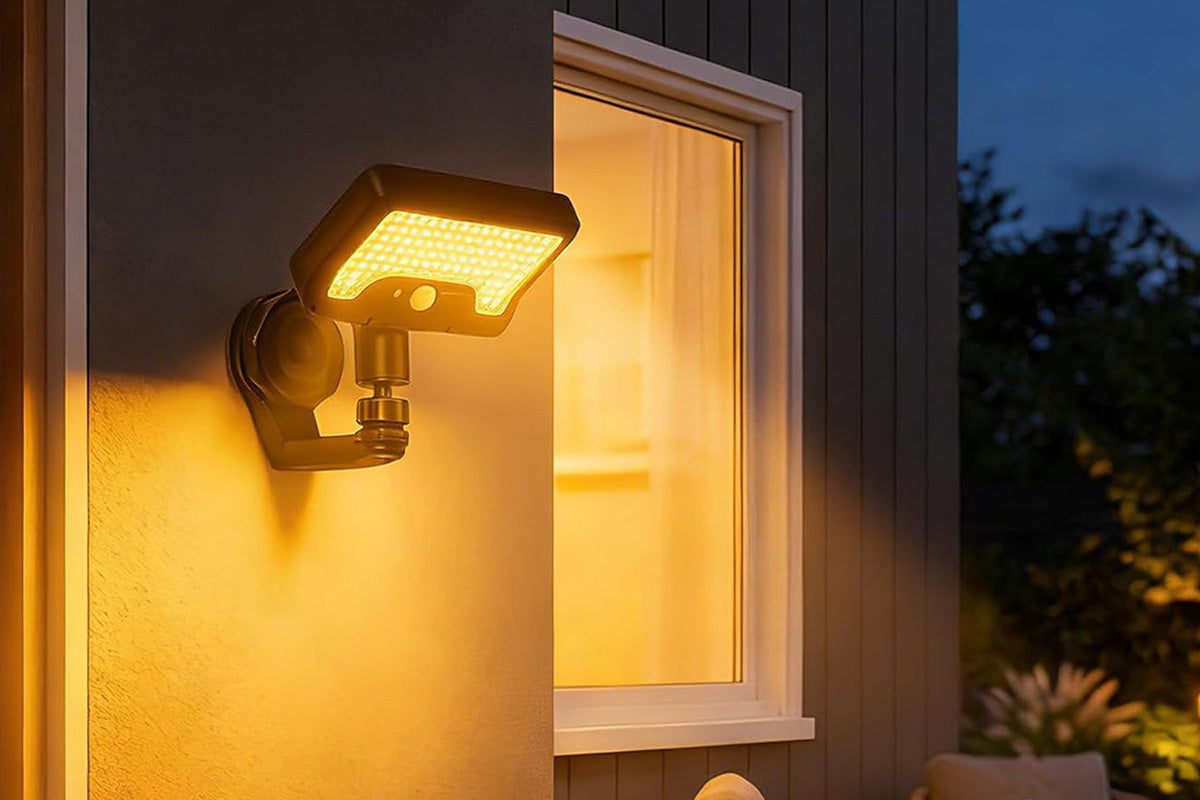 Magnetic Solar Light Outdoor Lamp with Solar USB Dual Charging Method