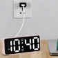 Small Digital Alarm Clock with 6 Dimmers and 5 Alarm Volumes for Bedrooms