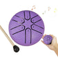 3 Inches 6 Notes Mini Steel Tongue Drum Rain Chime Instrument