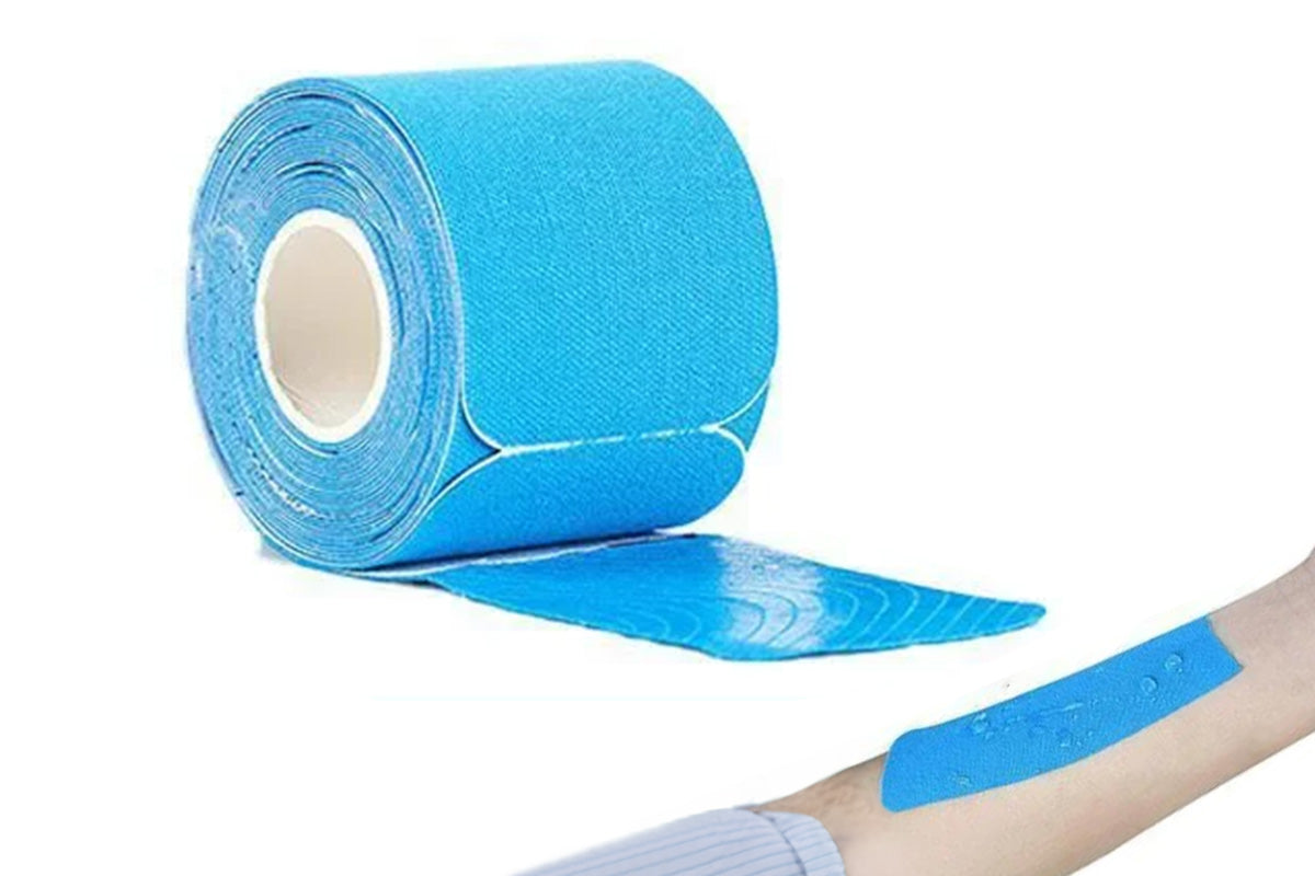 Kinesiology Tape Waterproof Breathable Latex Free Tape for Ankle Wrists Knees
