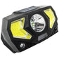 Rechargeable LED Headlamp Water-Resistant Motion Sensor Head Torch-Black
