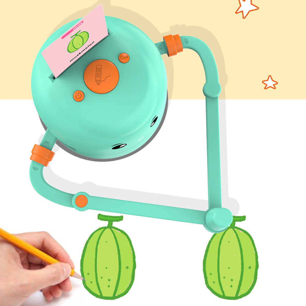 Educational Drawing Robot with 252 Cards Voice Interaction Robot for Boys Girls